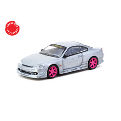 Tarmac Works 1/64 - VERTEX Nissan Silvia (S15), Pink Metallic