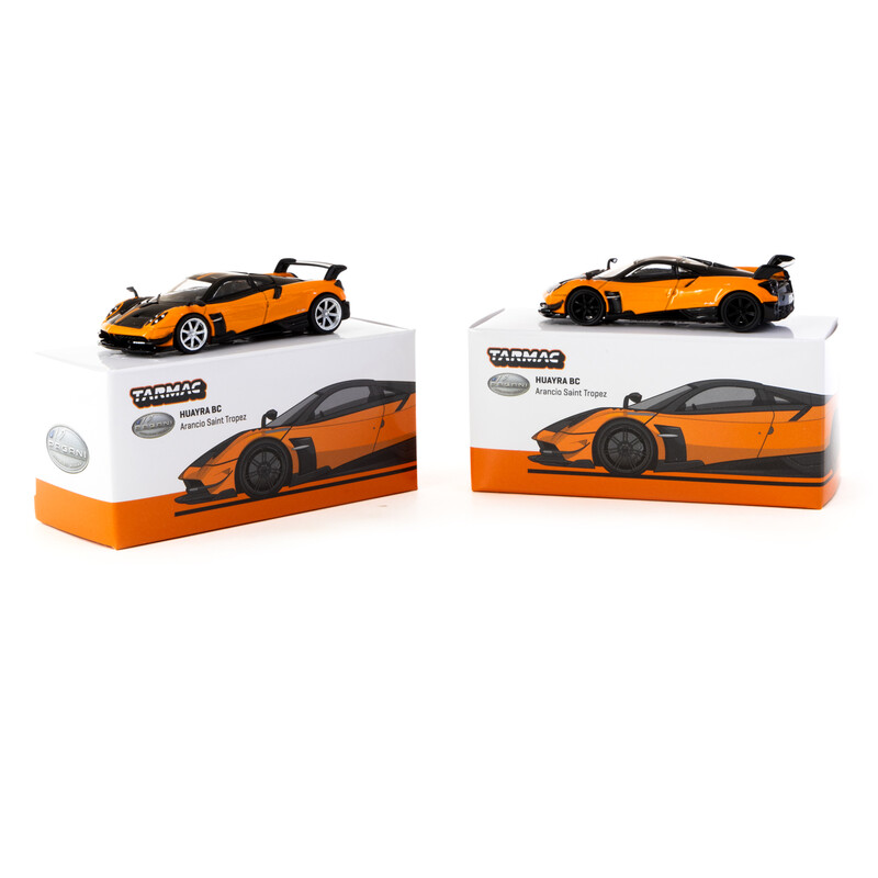 Tarmac Works 1/64 - Pagani Huayra BC, Arancio Saint Tropez