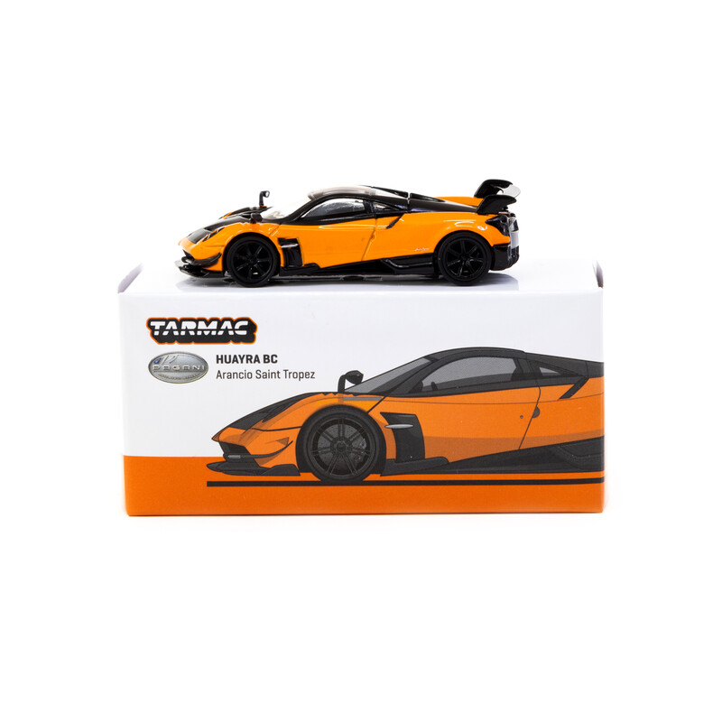 Tarmac Works 1/64 - Pagani Huayra BC, Arancio Saint Tropez