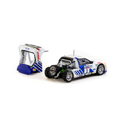 Tarmac Works 1/64 - Ford RS200, Lombard RAC Rally 1986, Stig Blomqvist / Bruno Berglund