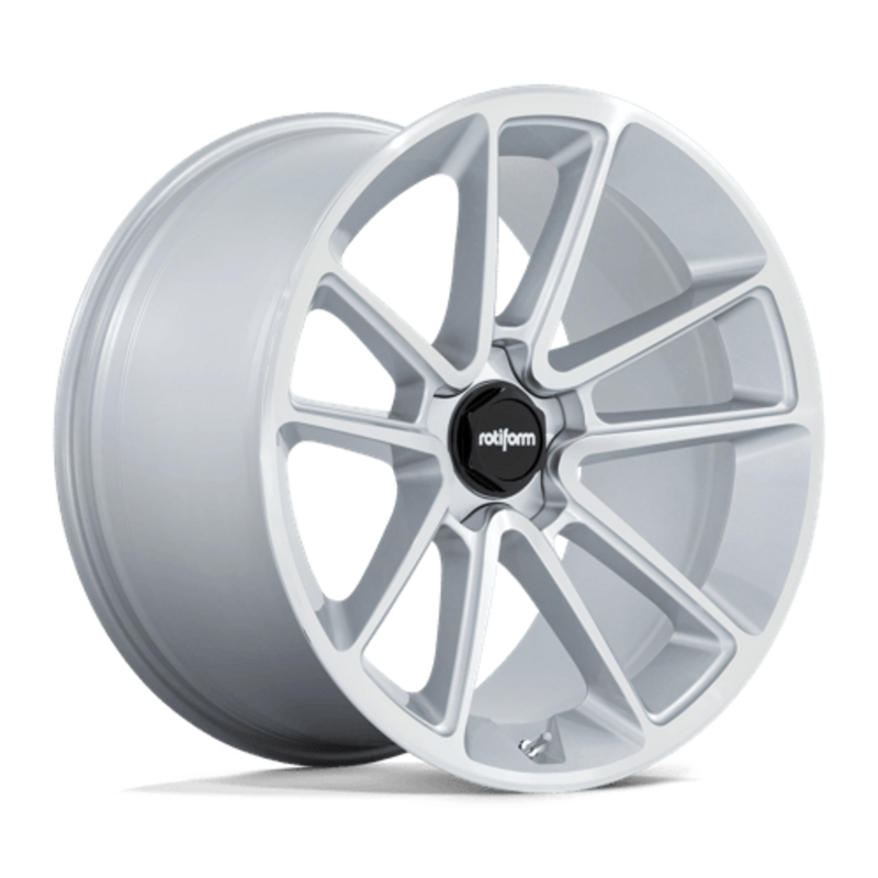 Rotiform BTL 21x11" 5x130 ET55, Gloss Silver, Machined Face