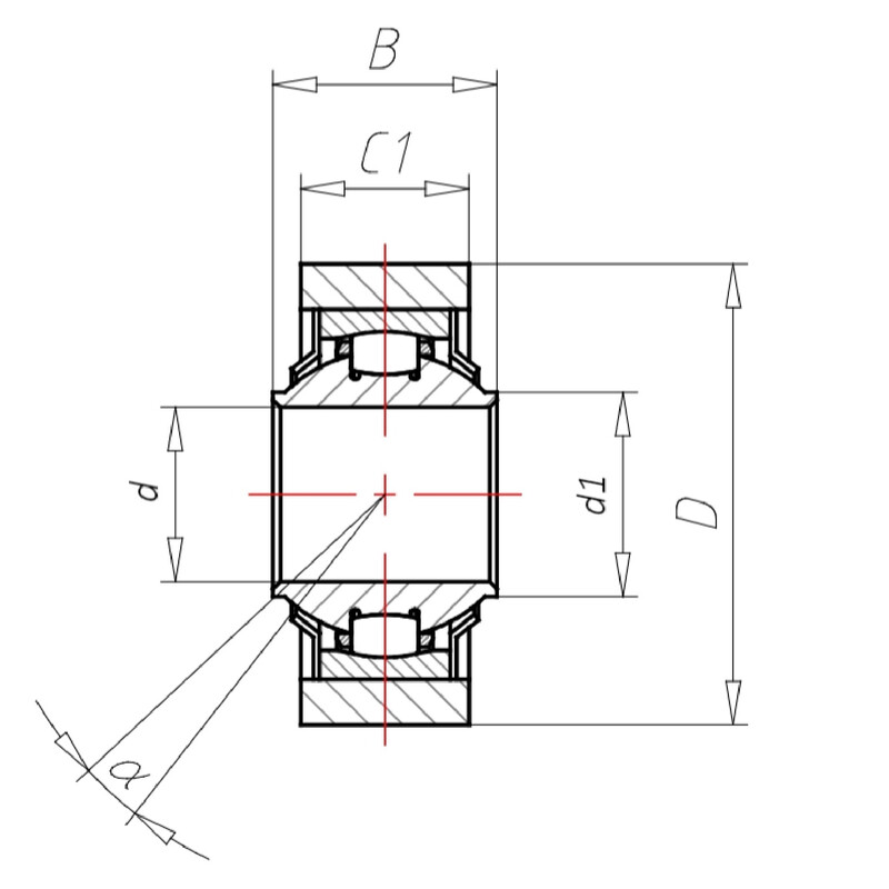 Askubal Motorsport 525 Series Spherical Plain Bearings, UNF Thread
