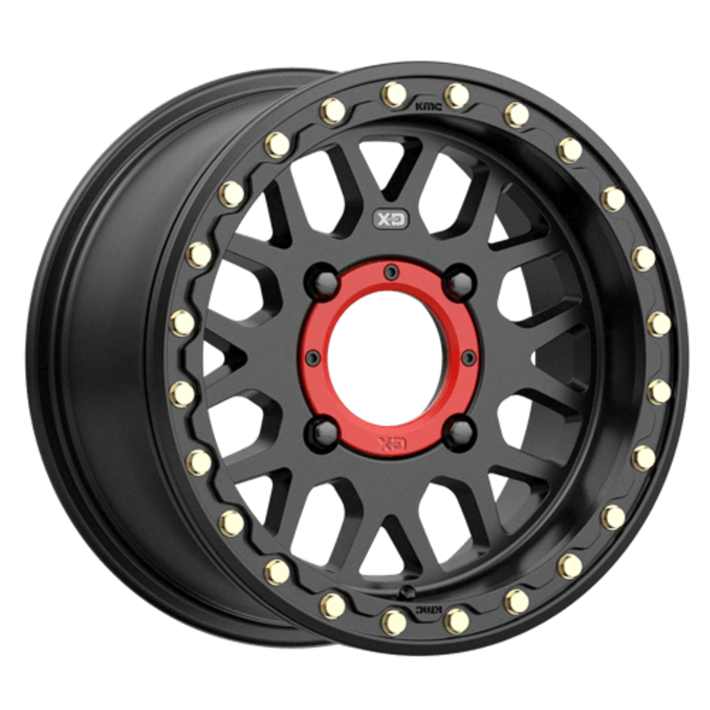 XD Powersports XS235 Grenade Beadlock 15x6" 4x137 ET38, Satin Black