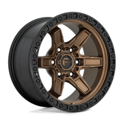 Fuel D699 Kicker 17x9" 6x139.7 ET01, Flat Bronze, Black Ring