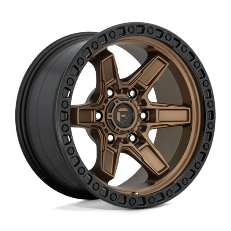 Fuel D699 Kicker 17x9" 6x139.7 ET01, Flat Bronze, Black Ring