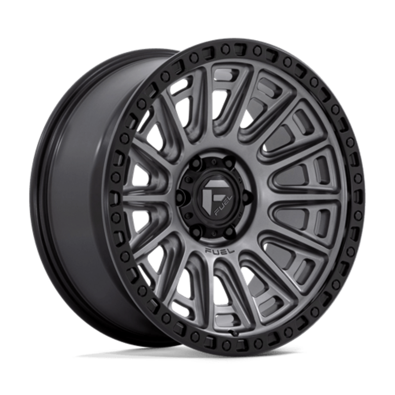 Fuel D835 Cycle 20x9" 6x139.7 ET1, Flat Gunmetal, Black Ring
