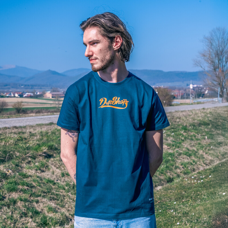 DriftShop Vintage T-Shirt - Petroleum Blue - Men's Cut