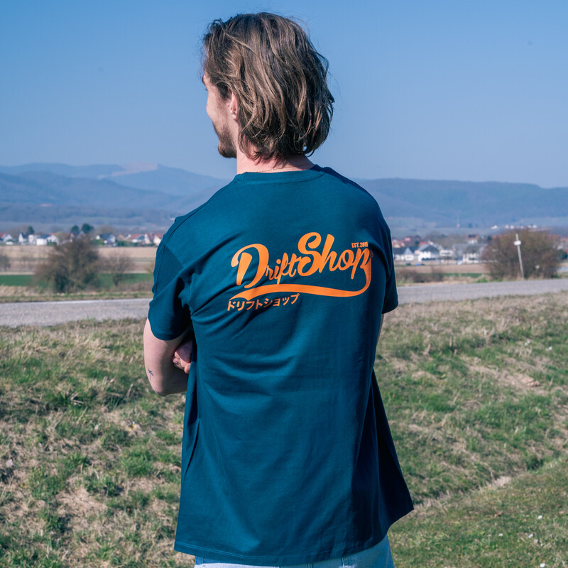 DriftShop Vintage T-Shirt - Petroleum Blue - Men's Cut