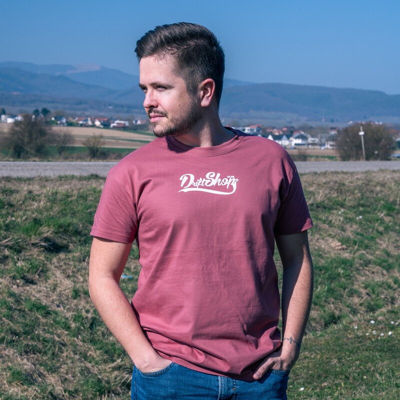 DriftShop Vintage T-Shirt - Old Pink - Men's Cut
