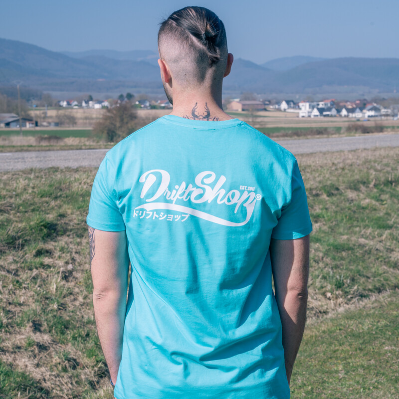 DriftShop Vintage T-Shirt - Caribbean Blue - Men's Cut