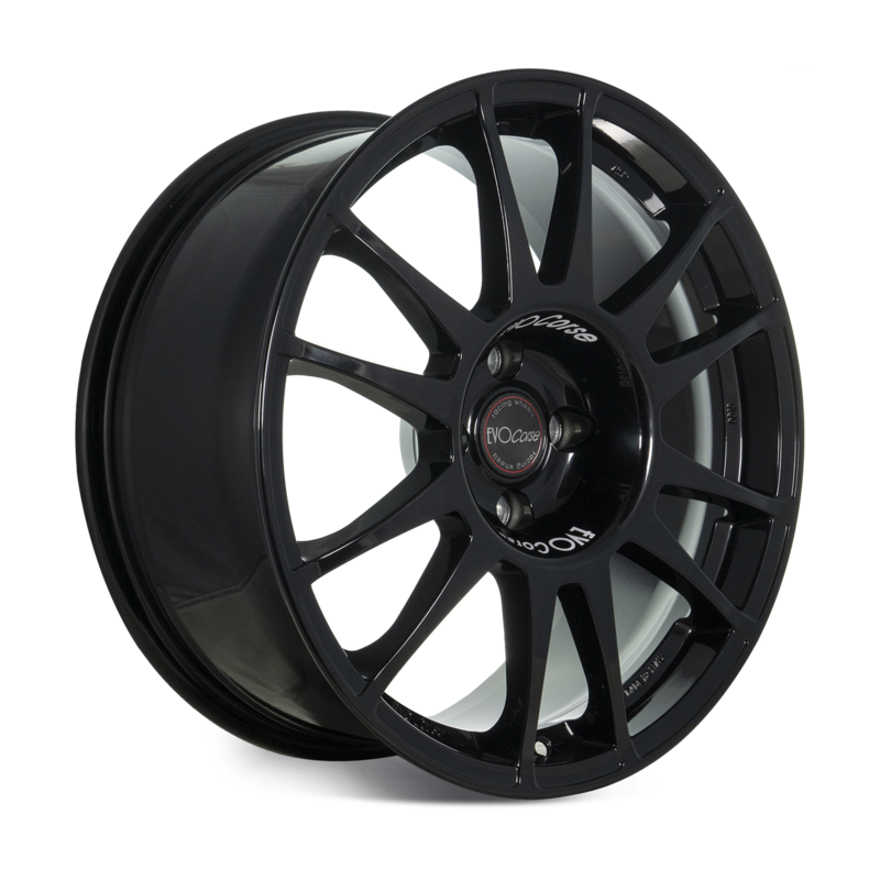 Evo Corse SanremoCorse 18x8" 5x114.3 ET30, Glossy Black (Alpine A110 Front)