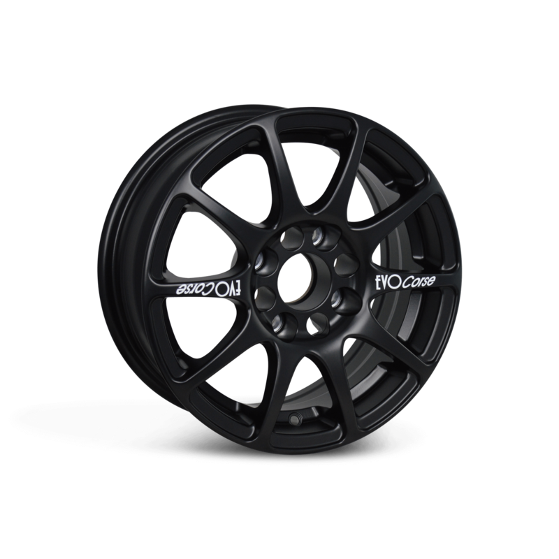 Evo Corse Sport 14x5.5" 4x98 ET35, Matt Black (Fiat)