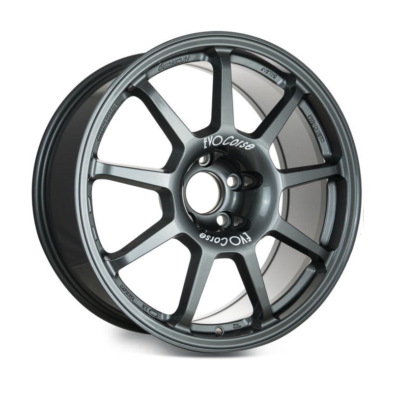 Evo Corse Z.A.R. 18x8" 5x114.3 ET28, Anthracite (Mitsubishi / Toyota)