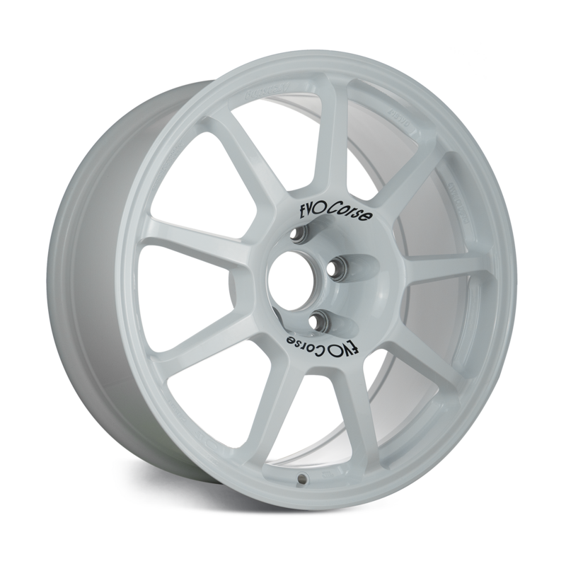 Evo Corse Z.A.R. 18x8" 5x114.3 ET28, White (Mitsubishi / Toyota)