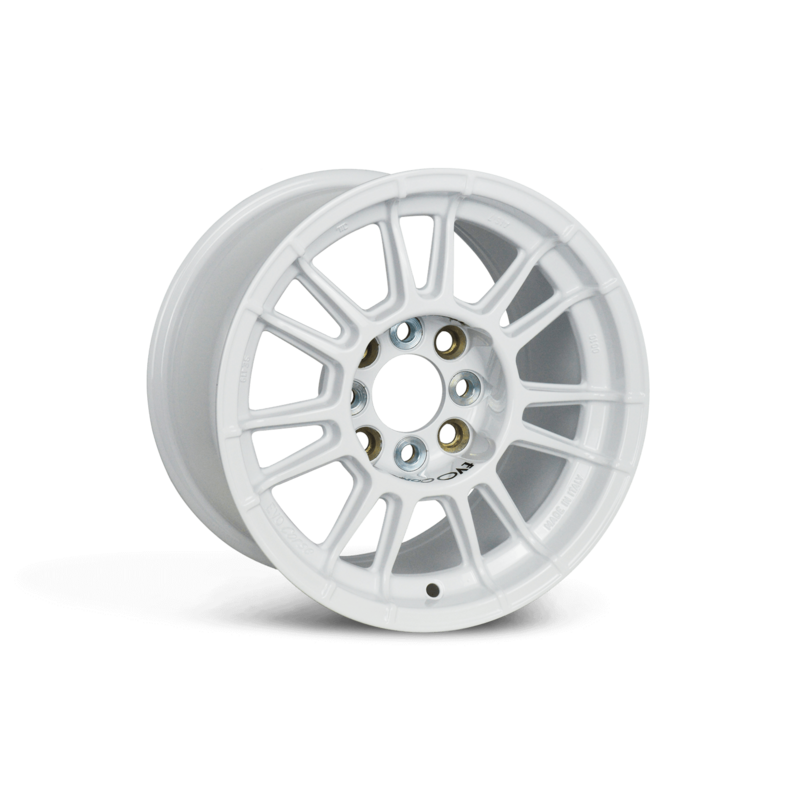 Evo Corse X3maZero 13x8" 4x108 ET0, White (Ford Escort Mk1)