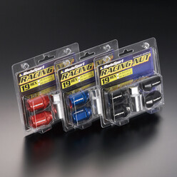 WedsSport M12x1.25 Forged Aluminium Red Anti-Theft Locking Nuts (Set of 4)