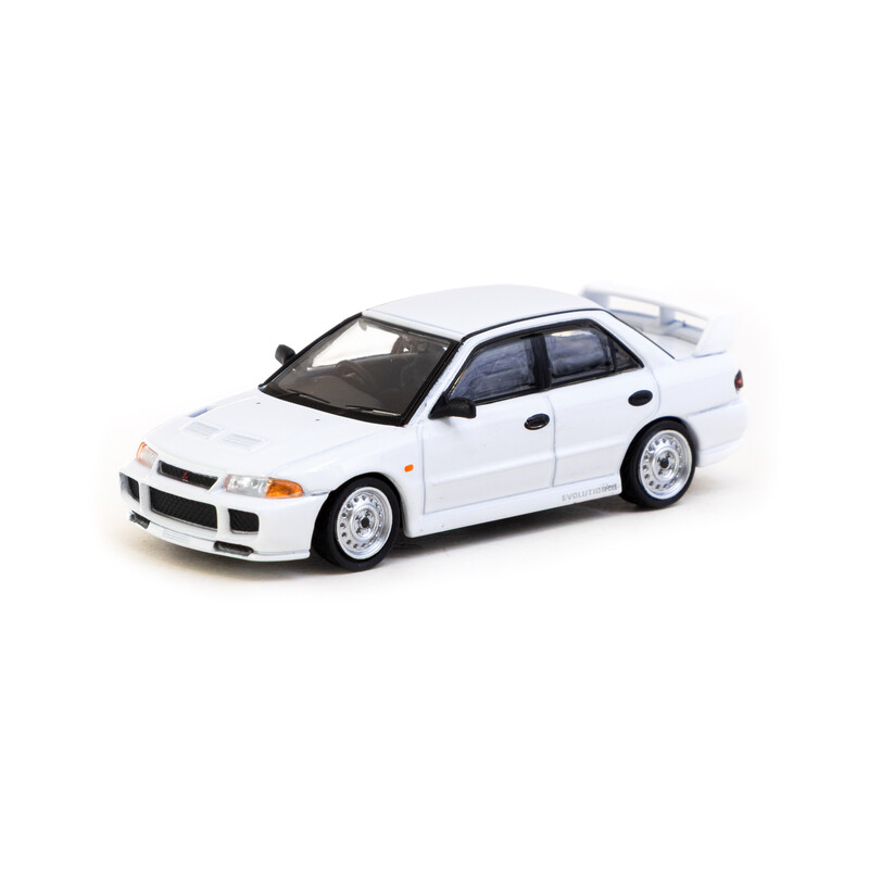 Tarmac Works 1/64 - Mitsubishi Lancer RS Evolution III - White