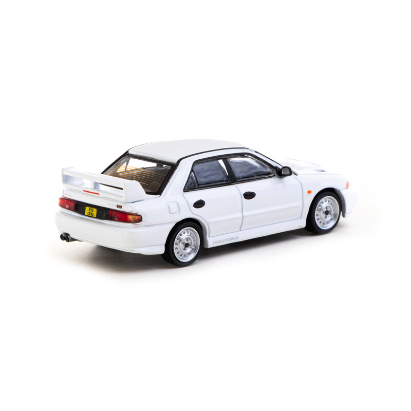 Tarmac Works 1/64 - Mitsubishi Lancer RS Evolution III - White
