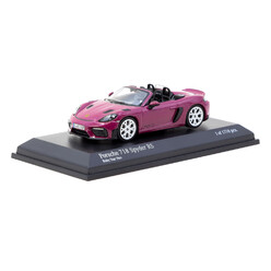 Tarmac Works 1/64 - Porsche 718 Spyder RS Ruby Star Neo