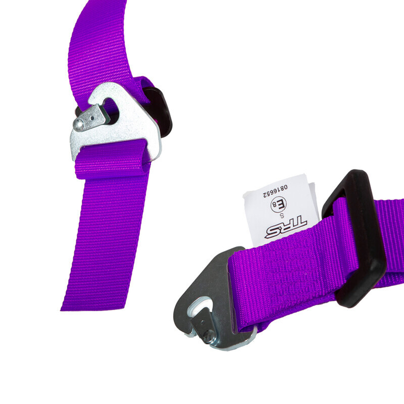 DriftShop 4 Point Harness 2" - Purple - Road Approved