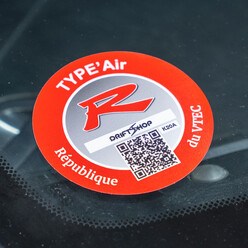 Type'Air Vignette Sticker