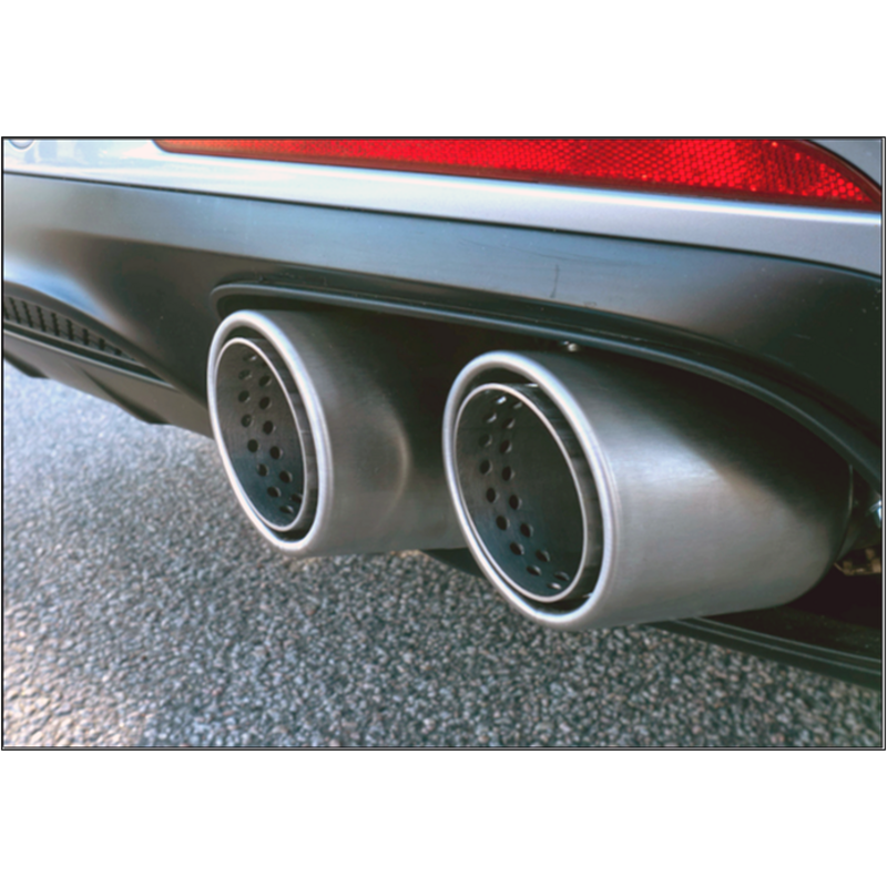 Stainless Brushed Exhaust Tailpipe