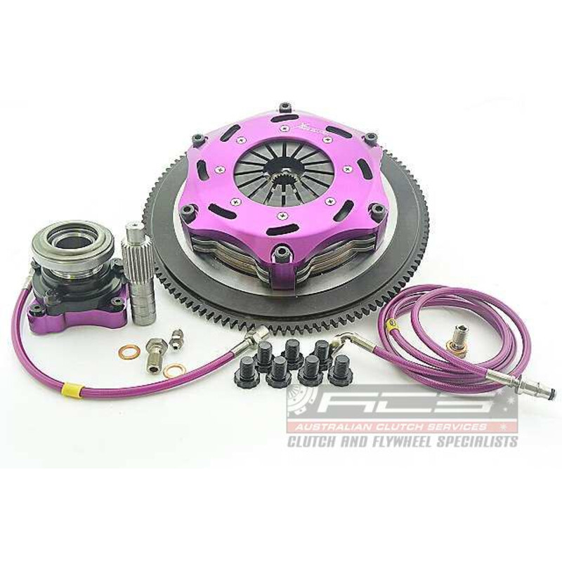 Xtreme Uprated Clutch, 184mm Twin-Plate Ceramic + Flywheel for Mitsubishi Lancer Evo 10 (X)