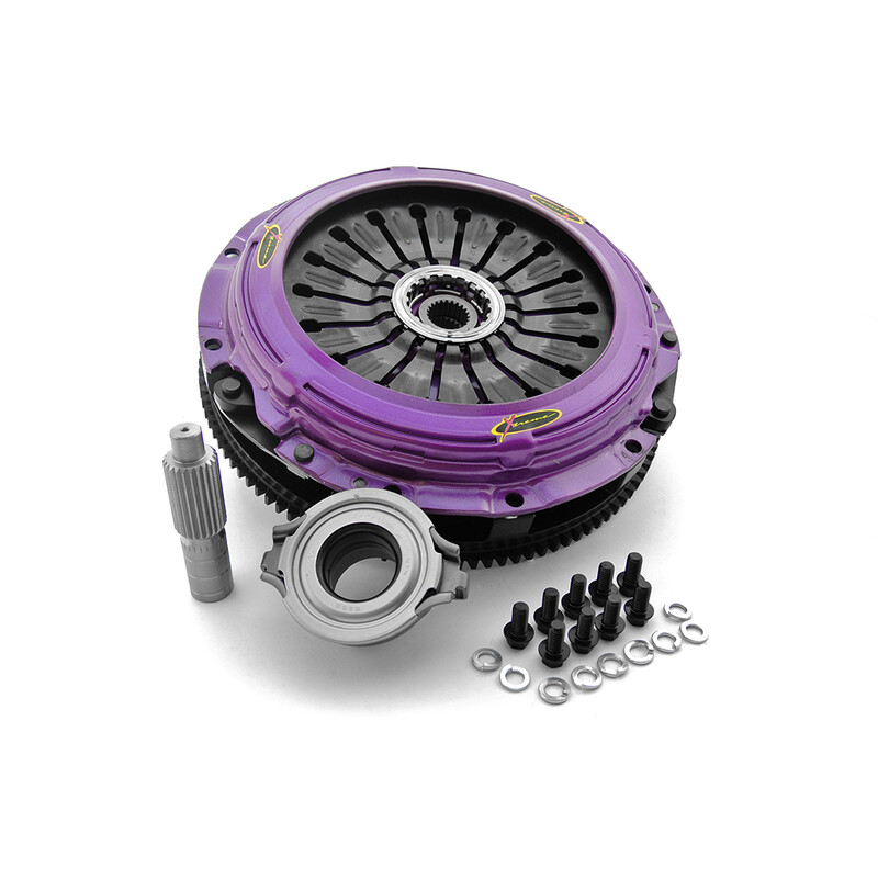 Xtreme Uprated Clutch, Twin-Plate Ceramic + Flywheel for Mitsubishi Lancer Evo 10 (X)