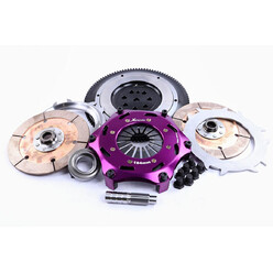 Xtreme Uprated Clutch, 184mm Twin-Plate Ceramic + Flywheel for Mitsubishi Lancer Evo 3 (III)
