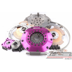 Xtreme Uprated Clutch, 200mm Twin-Plate Ceramic + Flywheel for Mitsubishi Lancer Evo 7 (VII)