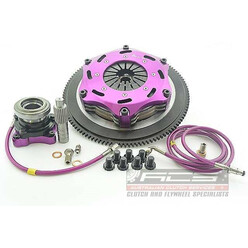 Xtreme Uprated Clutch, 184mm Twin-Plate Ceramic + Flywheel for Mitsubishi Lancer Evo 8 (VIII)