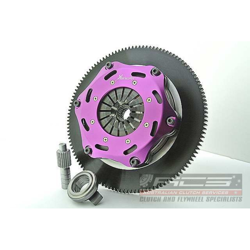 Xtreme Uprated Clutch, 184mm Twin-Plate Ceramic + Flywheel for Toyota Celica 2.0 i Turbo 4WD (ST205)