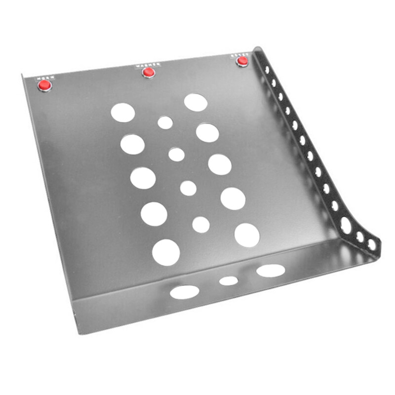 Pro Aluminium Co-Driver Footrest (with Switches)