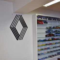 Large Metal Renault Sign