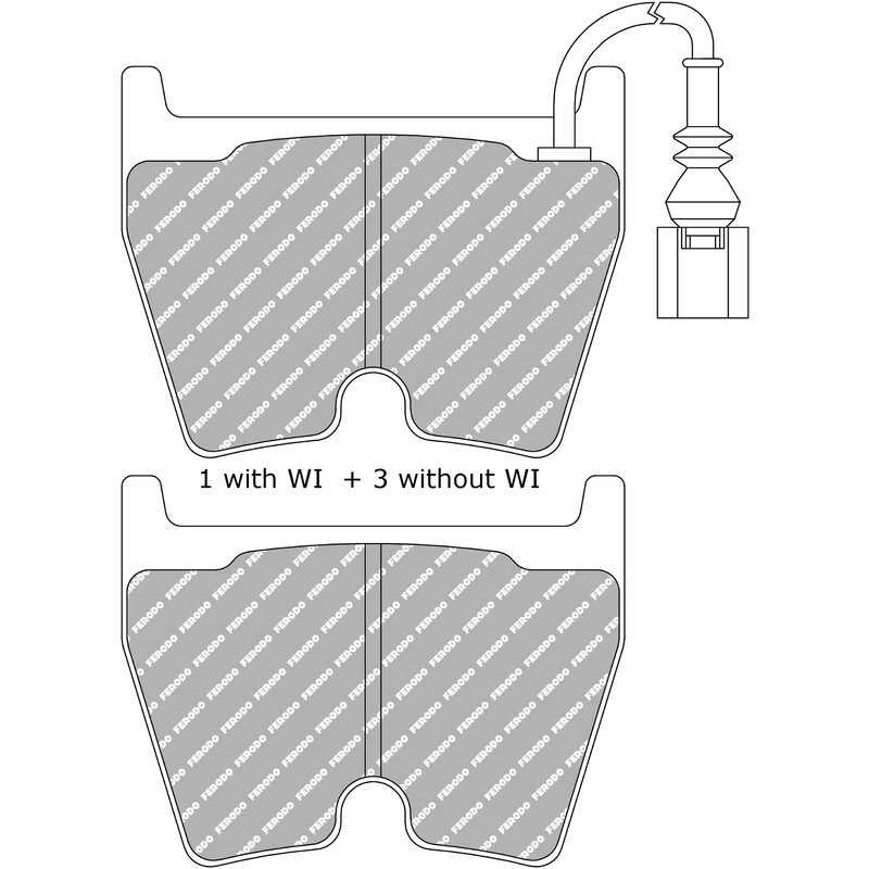Ferodo DS Performance Front Brake Pads for Audi TT FV (2014+)
