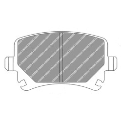 Ferodo DS2500 Rear Brake Pads for Audi A3 8P (06-13)