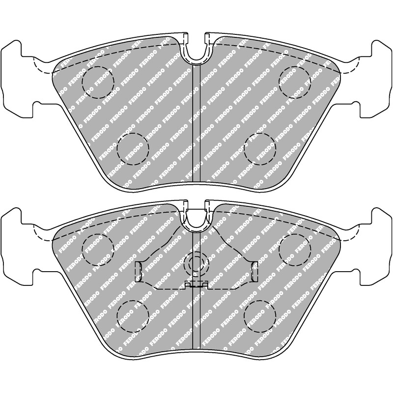 Ferodo DS2500 Front Brake Pads for BMW M3 E36 (92-99)