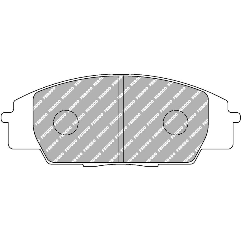 Ferodo DS2500 Front Brake Pads for Honda Civic Type R EP3 (01-05)