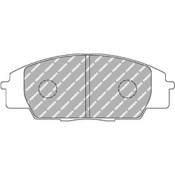 Ferodo DS2500 Front Brake Pads for Honda Civic Type R FN2 (2006+)