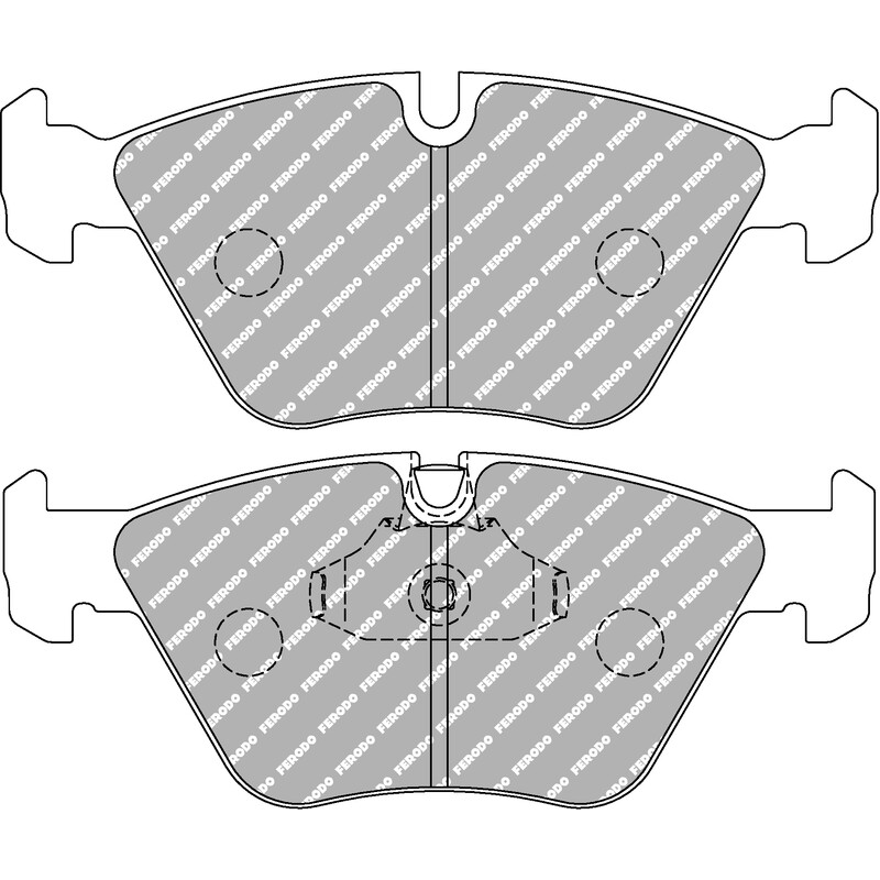 Ferodo DS2500 Front Brake Pads for MG ZT (01-05)