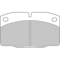 Ferodo DS3000 Front Brake Pads for Opel Corsa A (82-93)