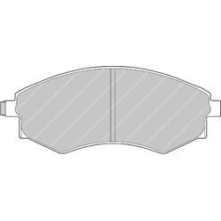 Ferodo DS Performance Front Brake Pads for Nissan 200SX S13 Phase 1 (88-91)