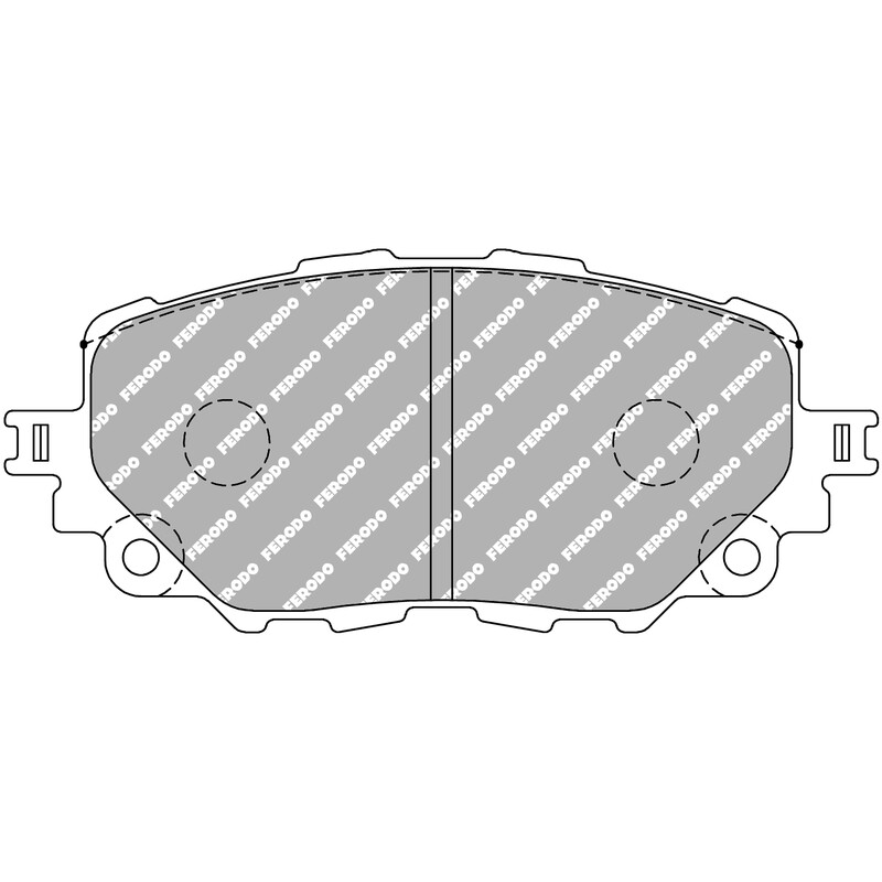 Ferodo DS2500 Front Brake Pads for Mazda MX-5 ND Advics (2015+)