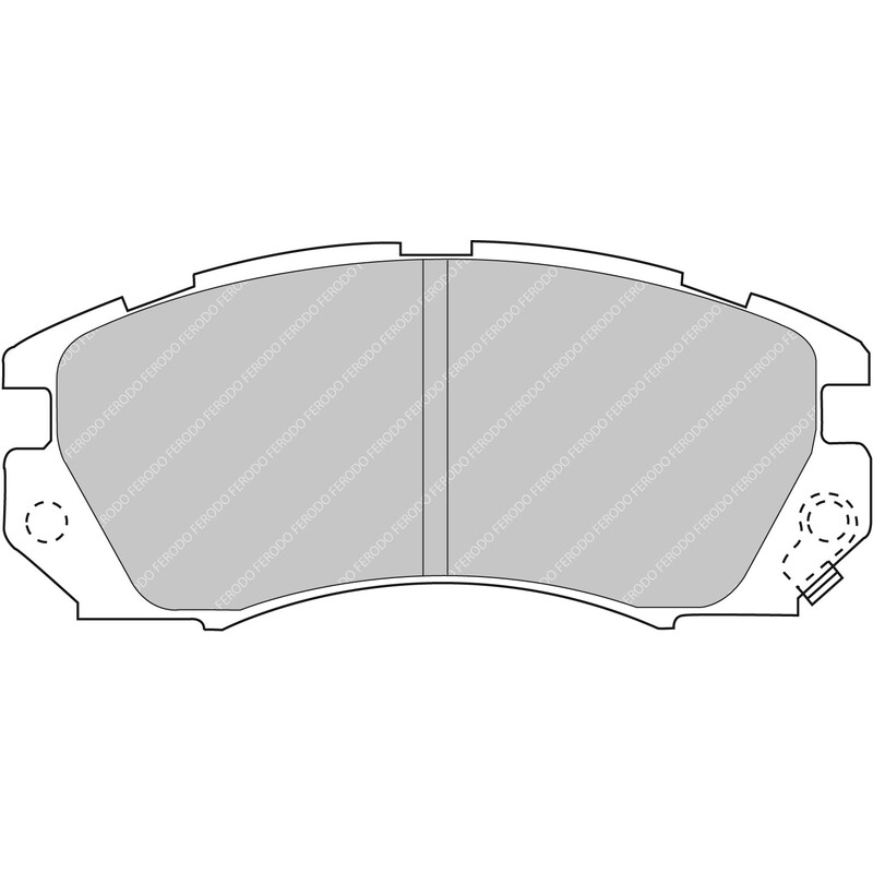 Ferodo DS2500 Front Brake Pads for Subaru Impreza GC / GF (94-98)