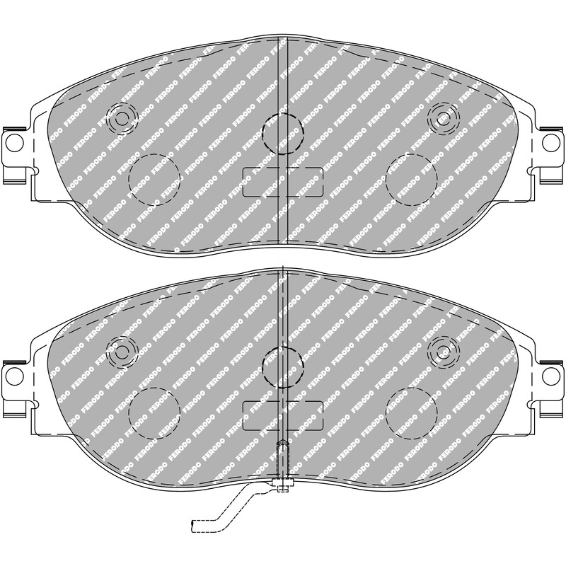 Ferodo DS Performance Front Brake Pads for VW Passat (10-14)