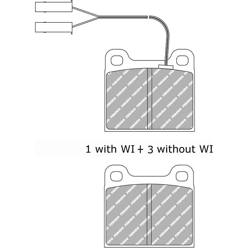 Ferodo\u0020DS2500\u0020Rear\u0020Brake\u0020Pads\u0020for\u0020Opel\u0020Kapitan\u0020\u002868\u002D73\u0029