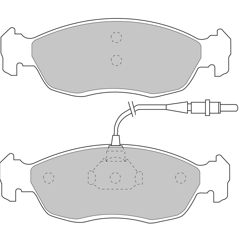 Ferodo DS2500 Front Brake Pads for Peugeot 306 FCP876H (93-02)