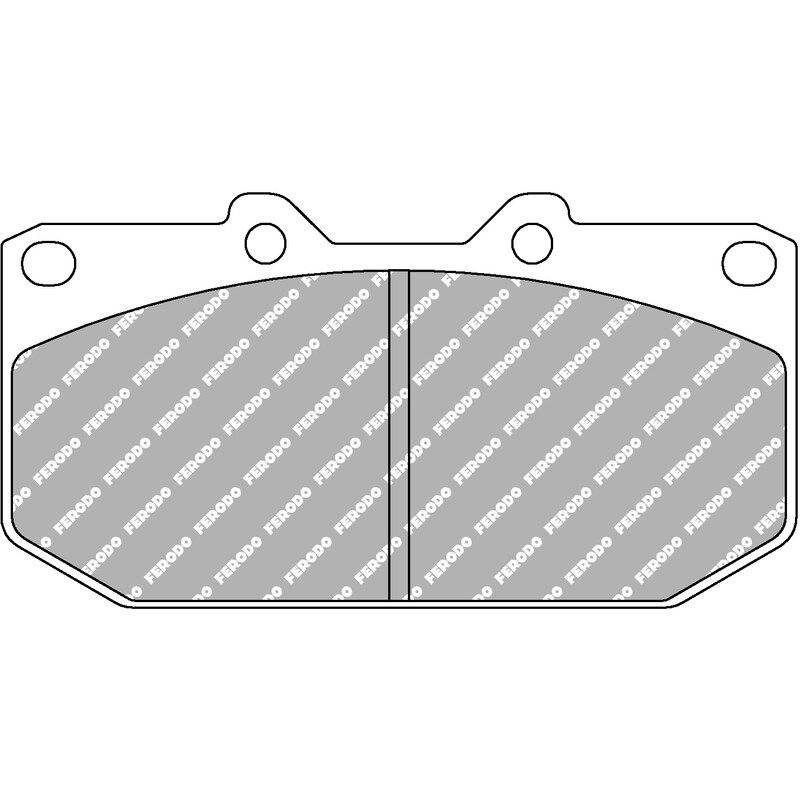 Ferodo DS2500 Front Brake Pads for Nissan 300ZX (89-01)