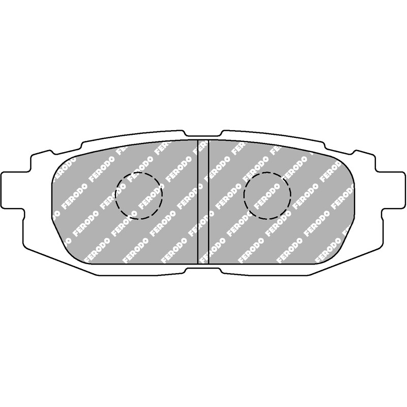 Ferodo DS Performance Rear Brake Pads for Toyota GT86 (2012+)