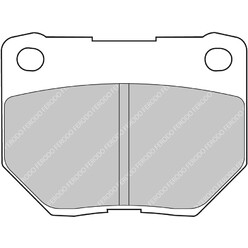 Ferodo DS Performance Rear Brake Pads for Subaru Impreza GD / GG (00-08)